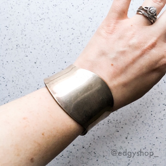 Vintage Jewelry - [Vintage] .925 Silver Mexico Cuff Bracelet